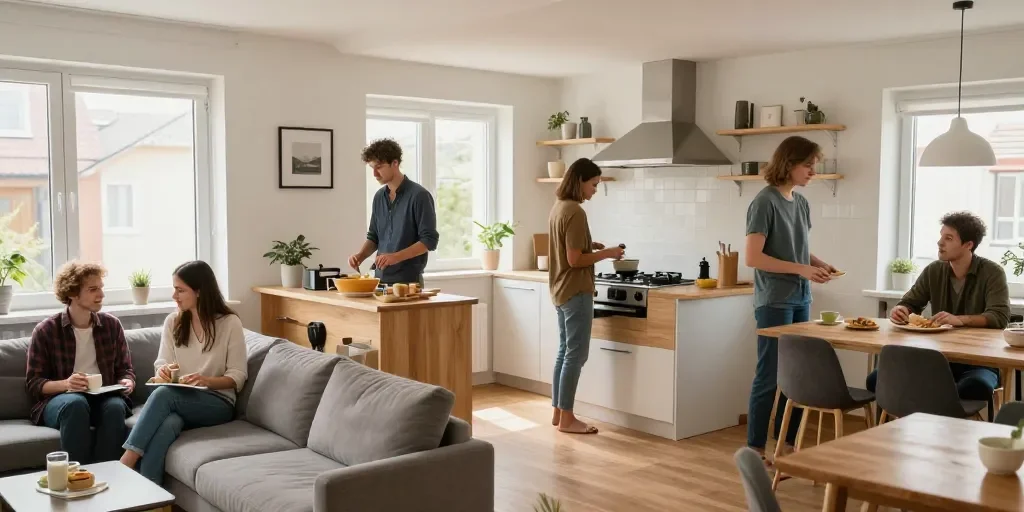 Appartement à louer dans maison : pourquoi la colocation devient le choix des locataires avisés