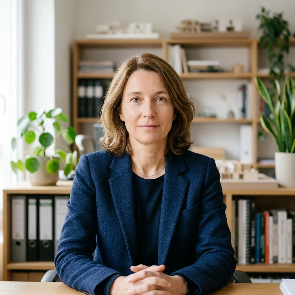 Portrait d'Isabelle Fontaine, rédactrice en chef d'Un Toit à Soi